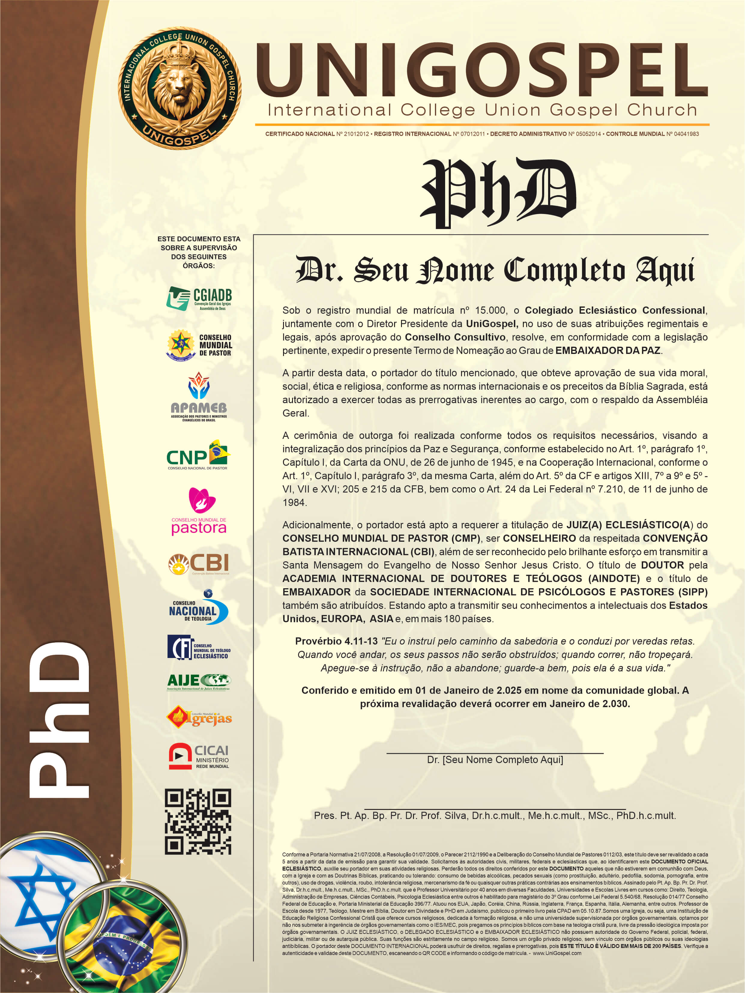Carta de PhD