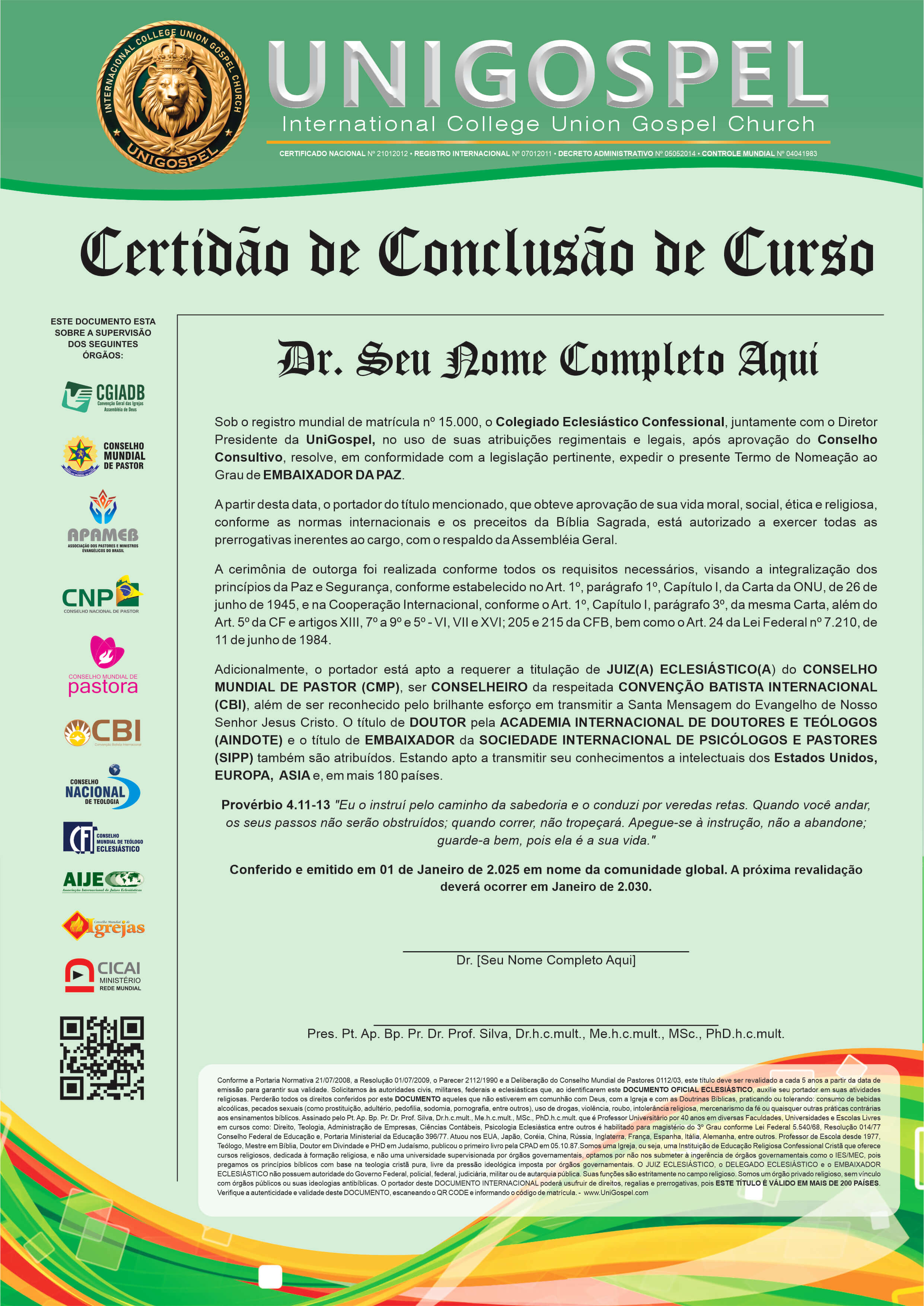 Certidão de Conclusão de Curso