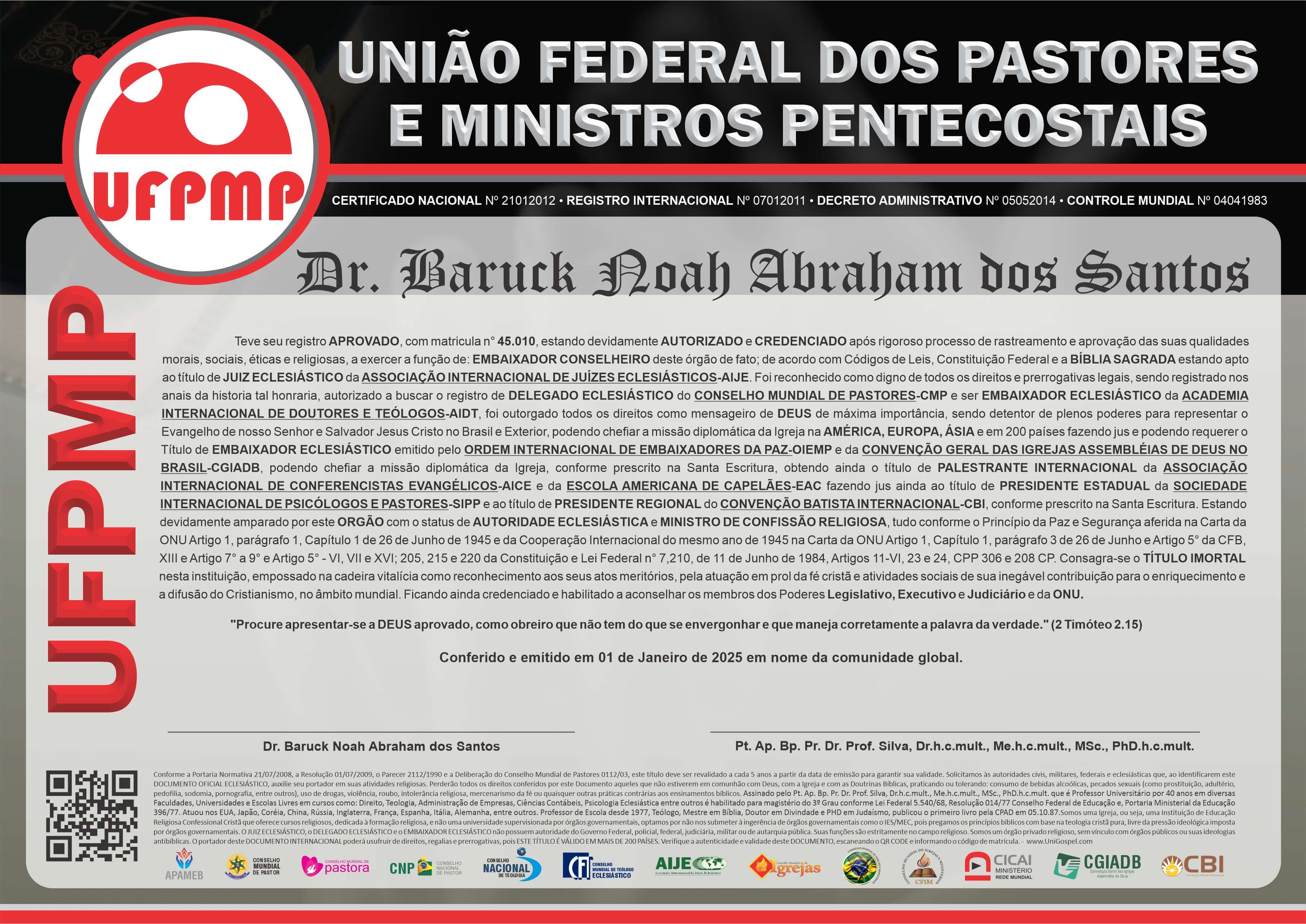 União Federal dos Pastores e Ministros Pentecostais
